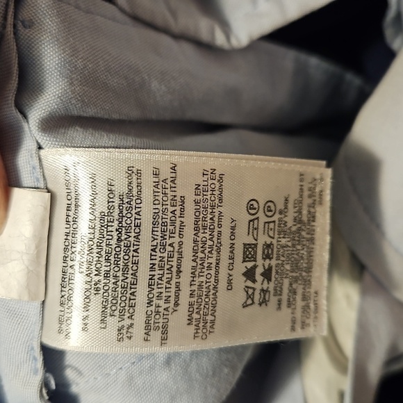 Brooks Brothers Regent Navy Blue Pants W38 Flat Front - Picture 6 of 7